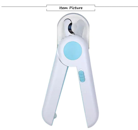 Cat and Dog Nail Clippers with LED Light