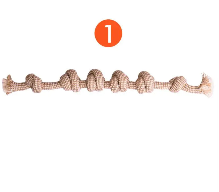 Cotton Hemp Dog Toy Set