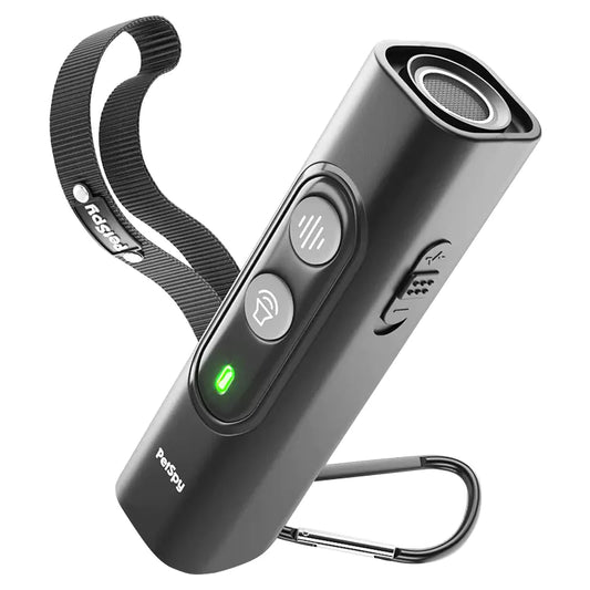 Gentle Ultrasonic Dog Repeller with Flashlight Feature