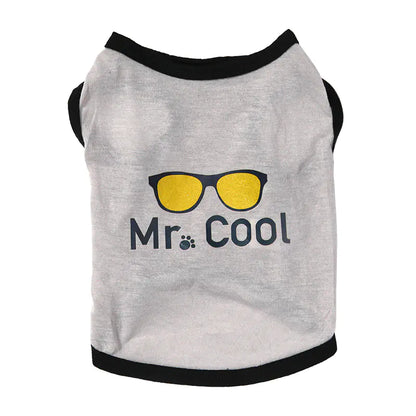Pet Clothing for Dogs and Cats - Flashy Vest with Glasses