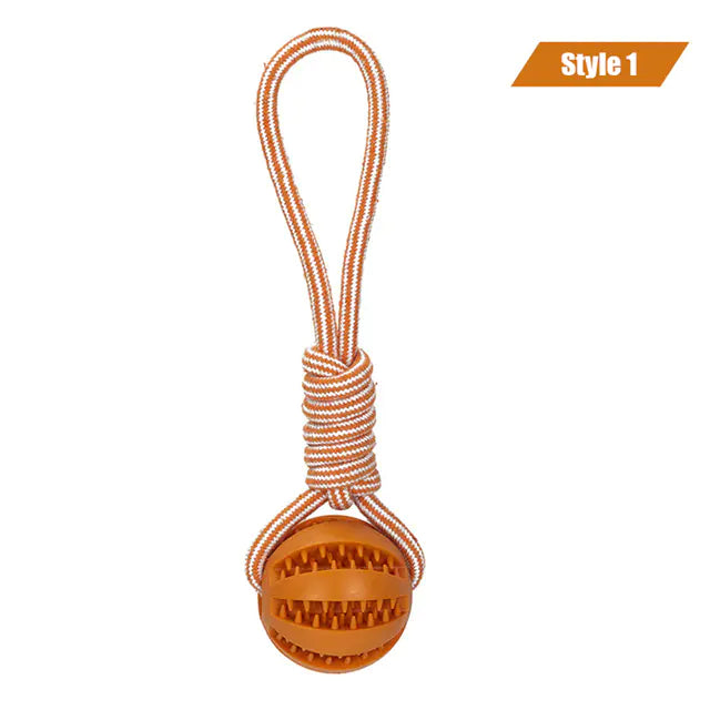 Interactive Bite-Resistant Dog Pulling Rope Toy