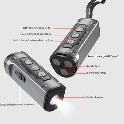Gentle Ultrasonic Dog Repeller with Flashlight Feature